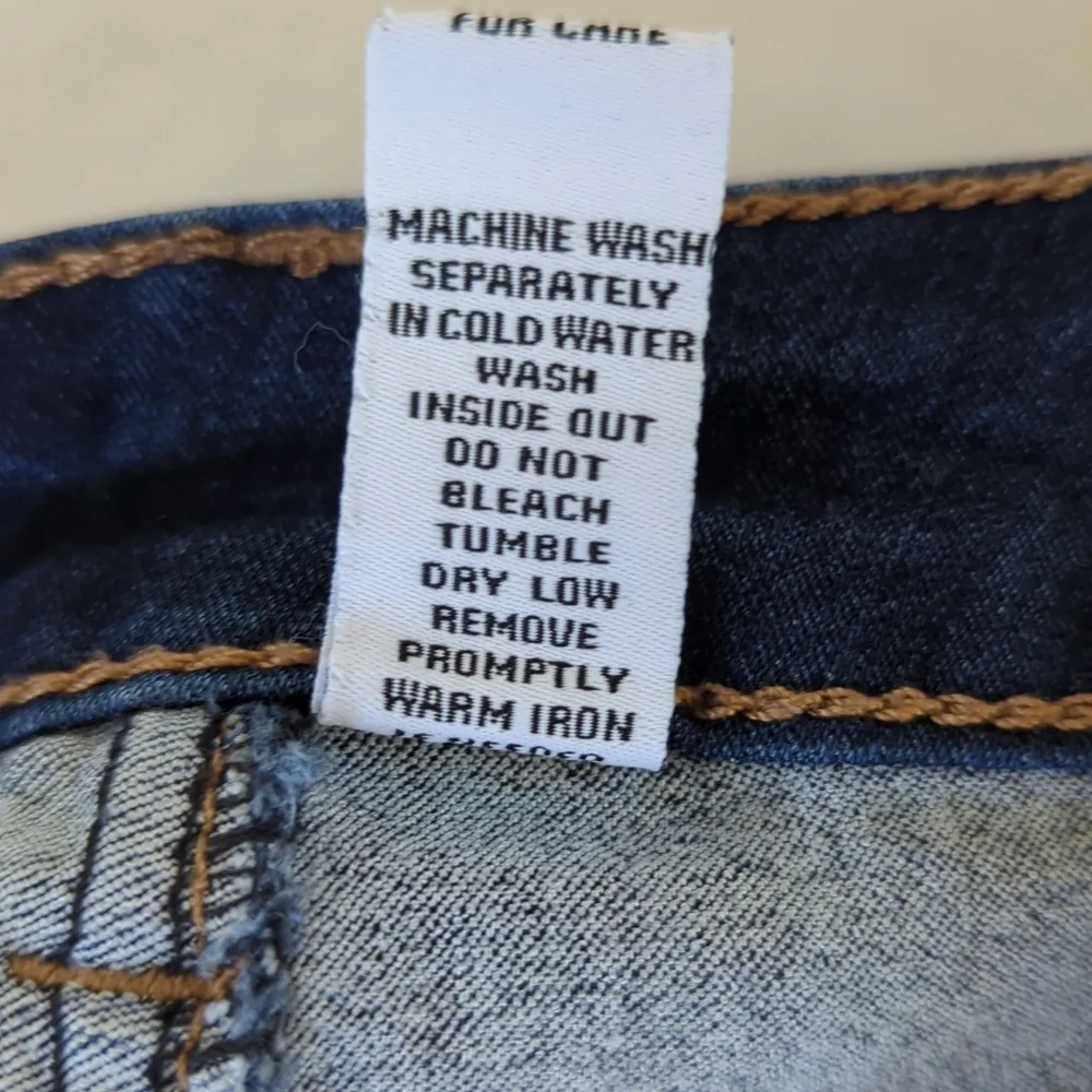 Celebrity Pink Button Up Denim Skirt Junior 5/27 Blue - Picture 4 of 9